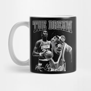 Hakeem Olajuwon The Dream Basketball Legend Signature 80S 90S Bootleg Rap Mug